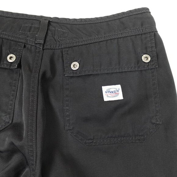 Vintage Silver Jeans Flare Bootcut Cargo Pants Women's 28 Made in Canada 90s - Picture 10 of 14